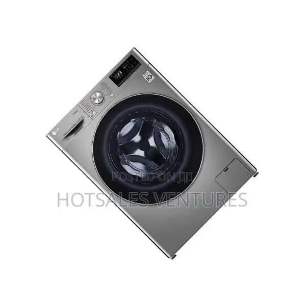 LG 10.5kg Front Load Silver Washing Machine - F4v5ryp2t