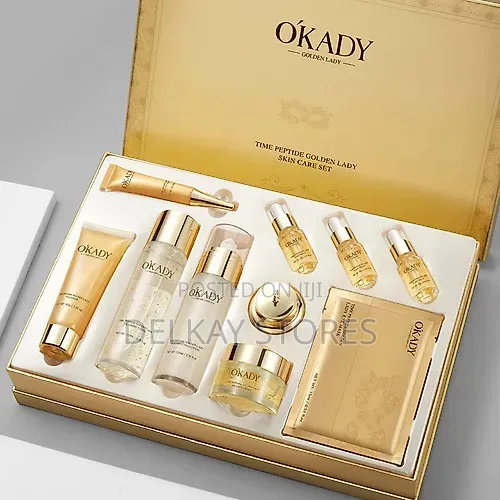 Golden Lady Time Peptide Skincare Set – Luxury Facial Care Kit