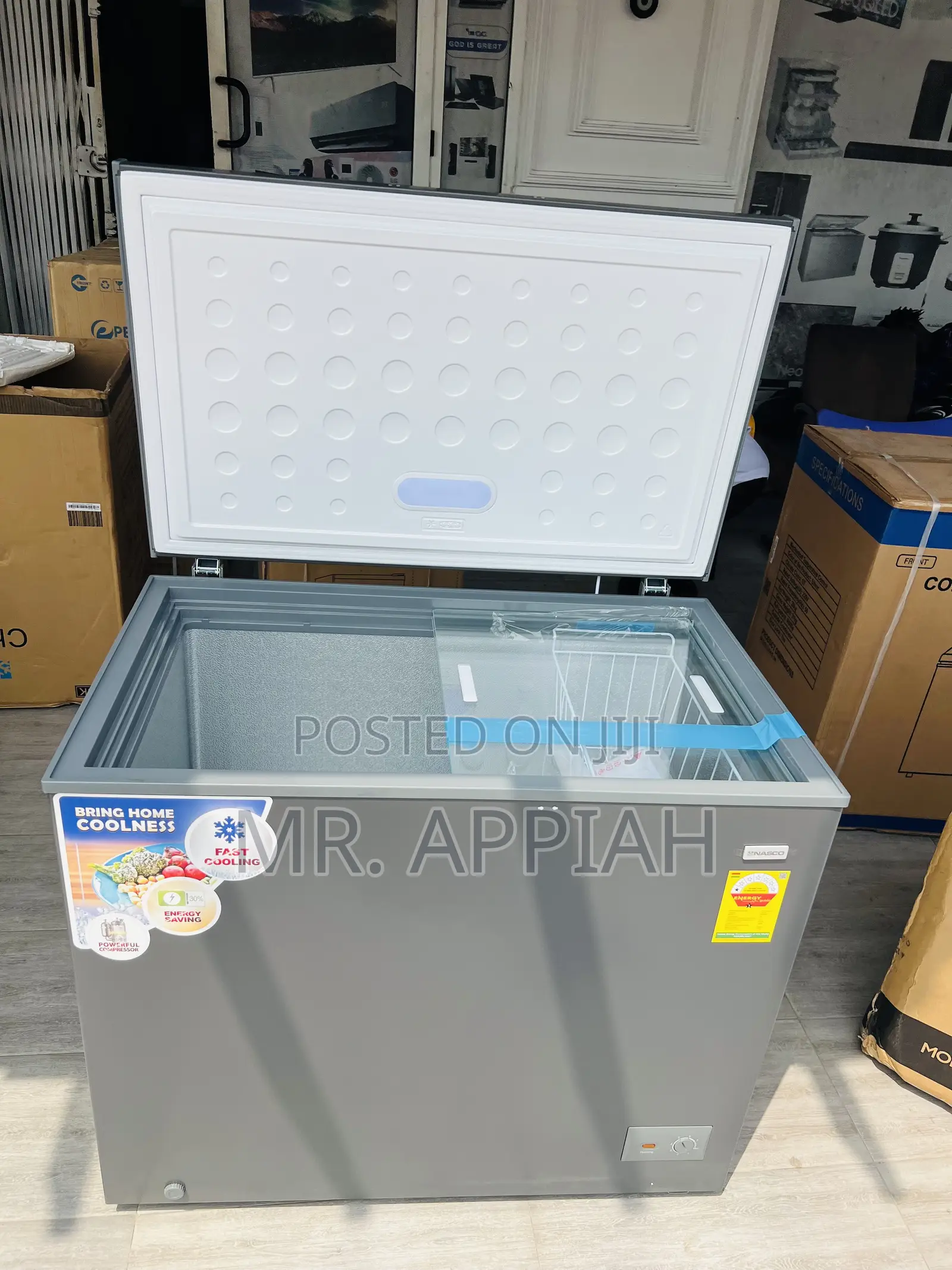 Extremely Classic Nasco Nas300fl Single Door Chest Freezer(238L)