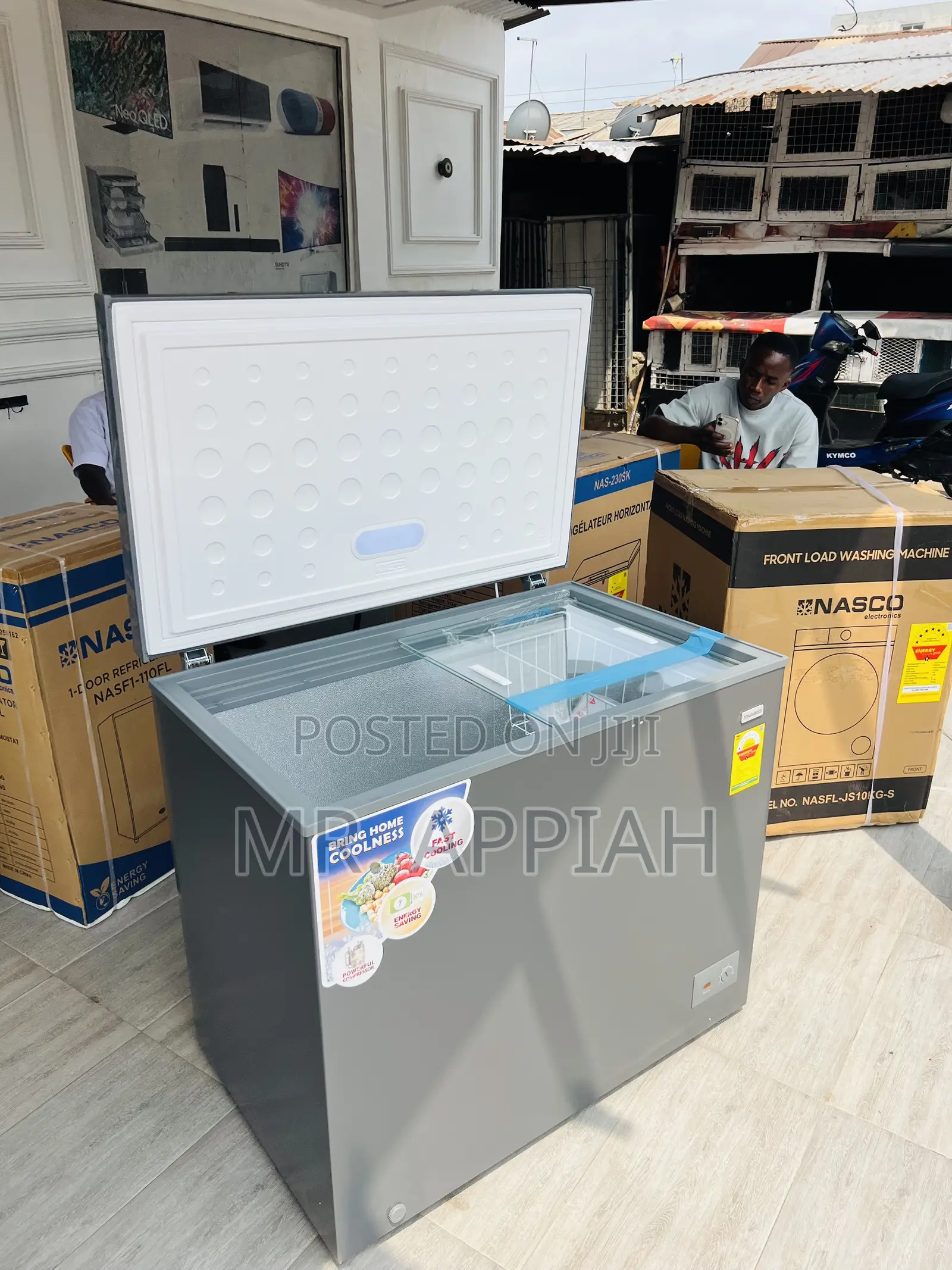 Extremely Classic Nasco Nas300fl Single Door Chest Freezer(238L)