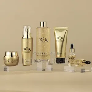  Gold Luxury Skin Care Set – Firming,Hyd Brightening Collection