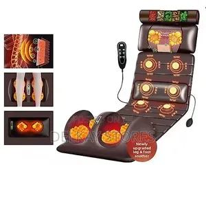 Heated Massage Therapy Mat With Foot Massager Herbal Pillow