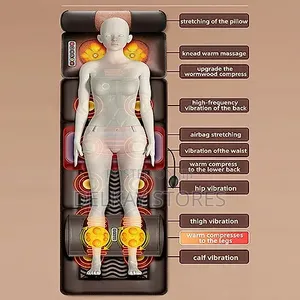 Heated Massage Therapy Mat With Foot Massager Herbal Pillow