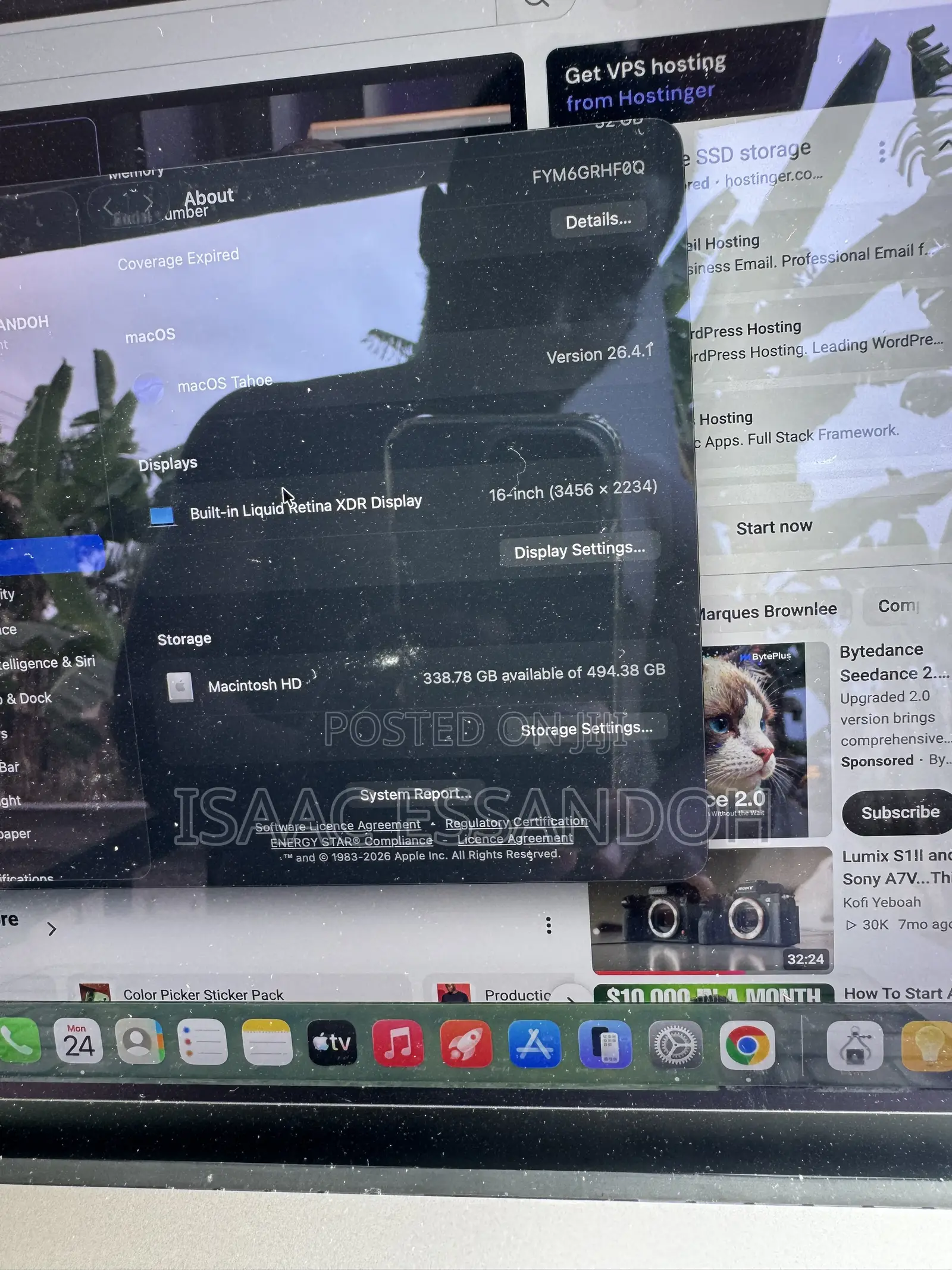 Laptop Apple MacBook Pro 2021 M1 32GB Apple M1 Pro SSD 512GB