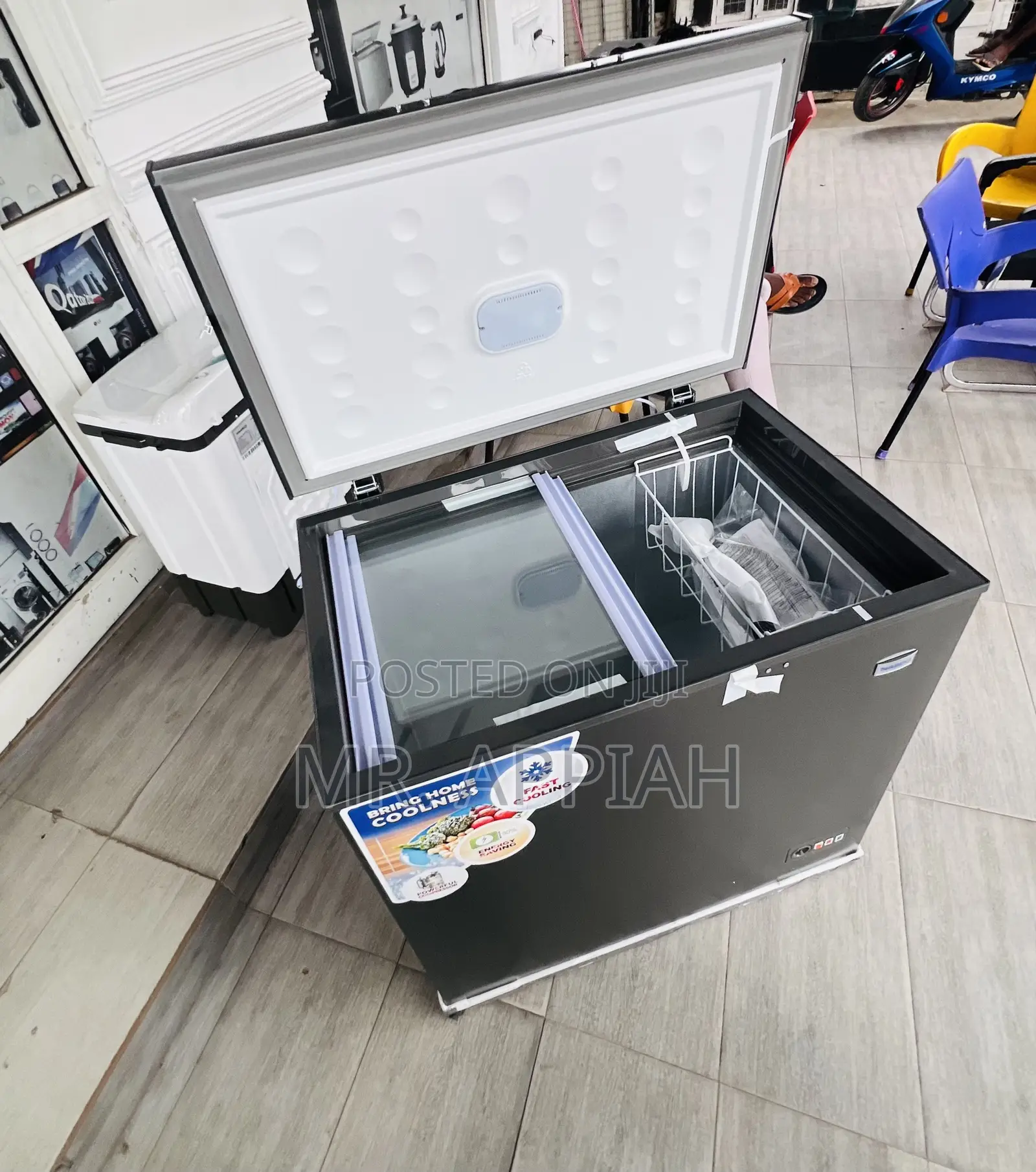 Choose Classic Nasco Single Door Chest Freezer(Nas230sk)Gray.