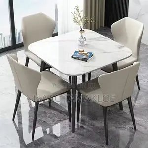 Luxurious Dinner Set 4 Chairs and a Table