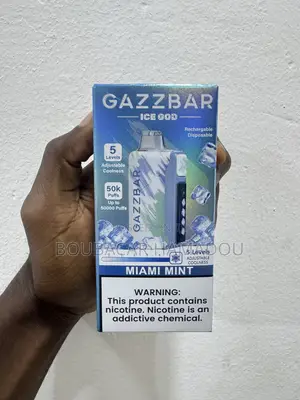 Gazzbar Ice 50000 Puffs Rechargeable Disposable Vape-Mint