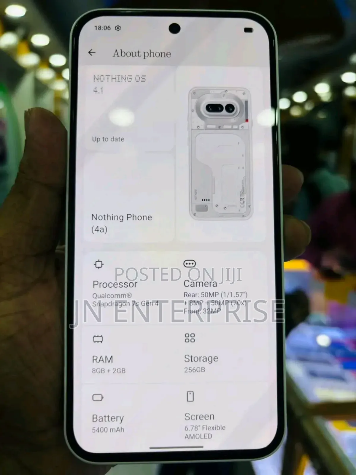 New Nothing Phone 4a 256 GB White
