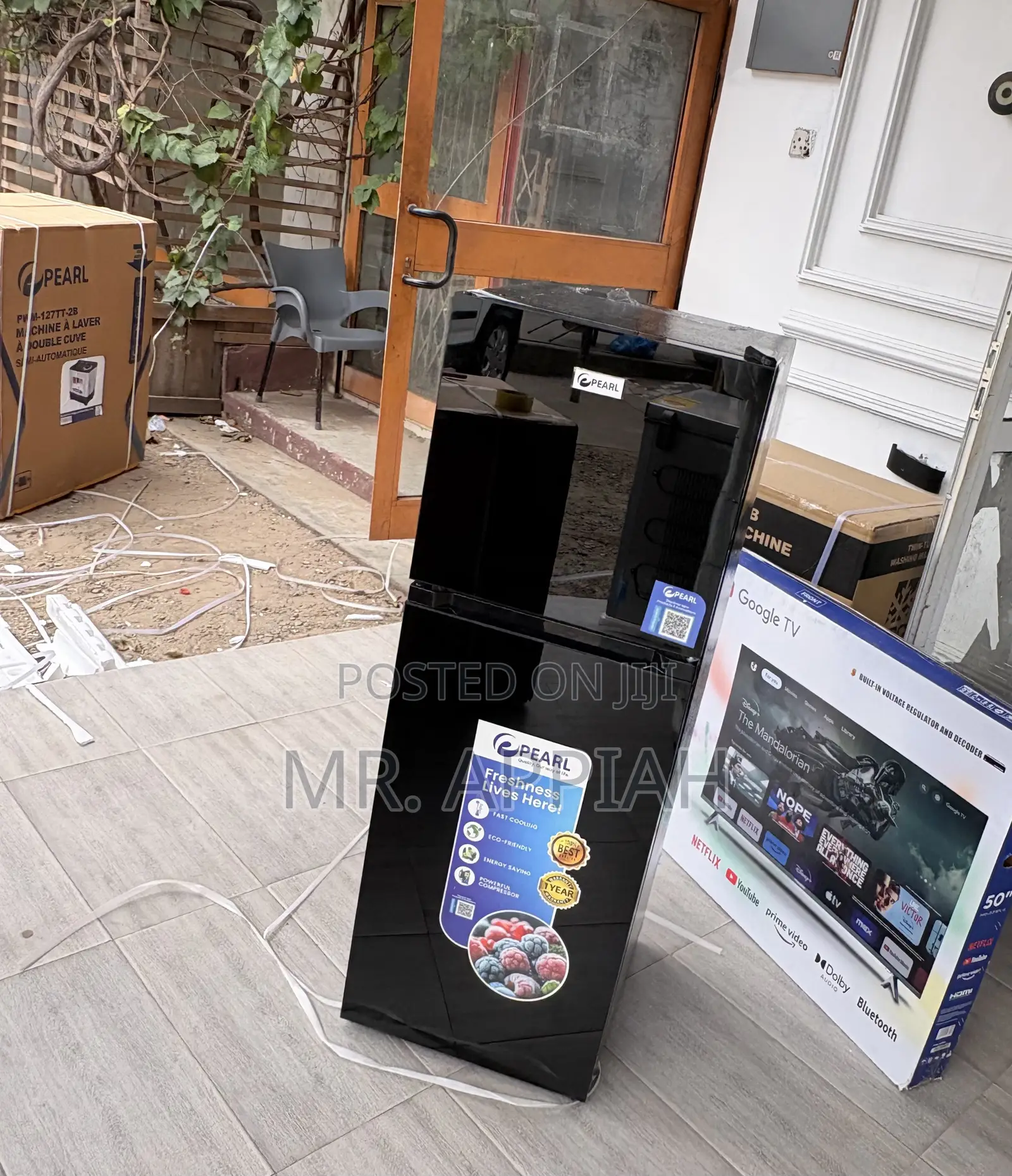 Manual Defrost Nasco Pf 216tbg 136L Top Mount Freezer Fridge(Mirror)