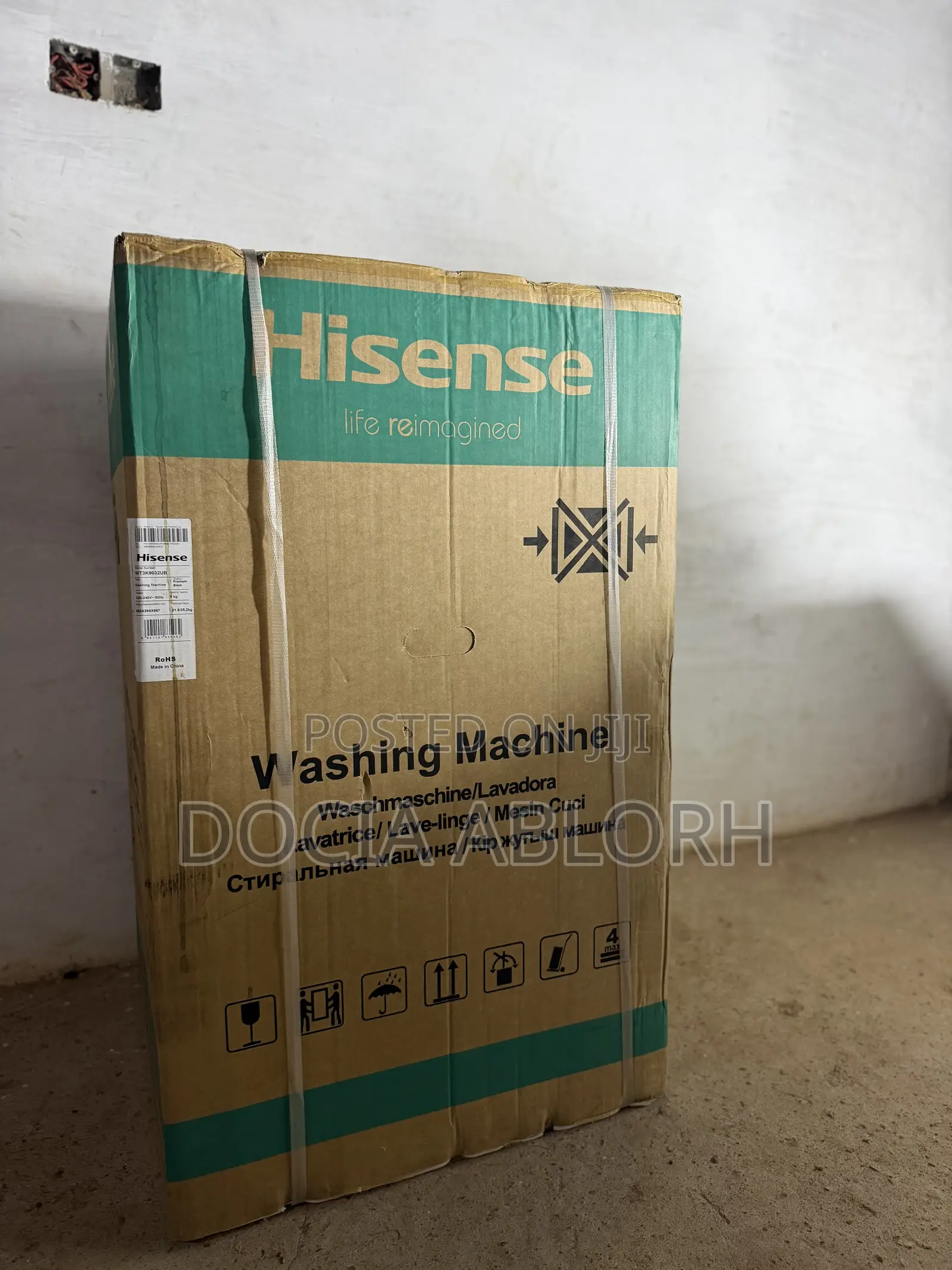 Hisense Washing Machine 9kg Top Loader, Fully Automatic