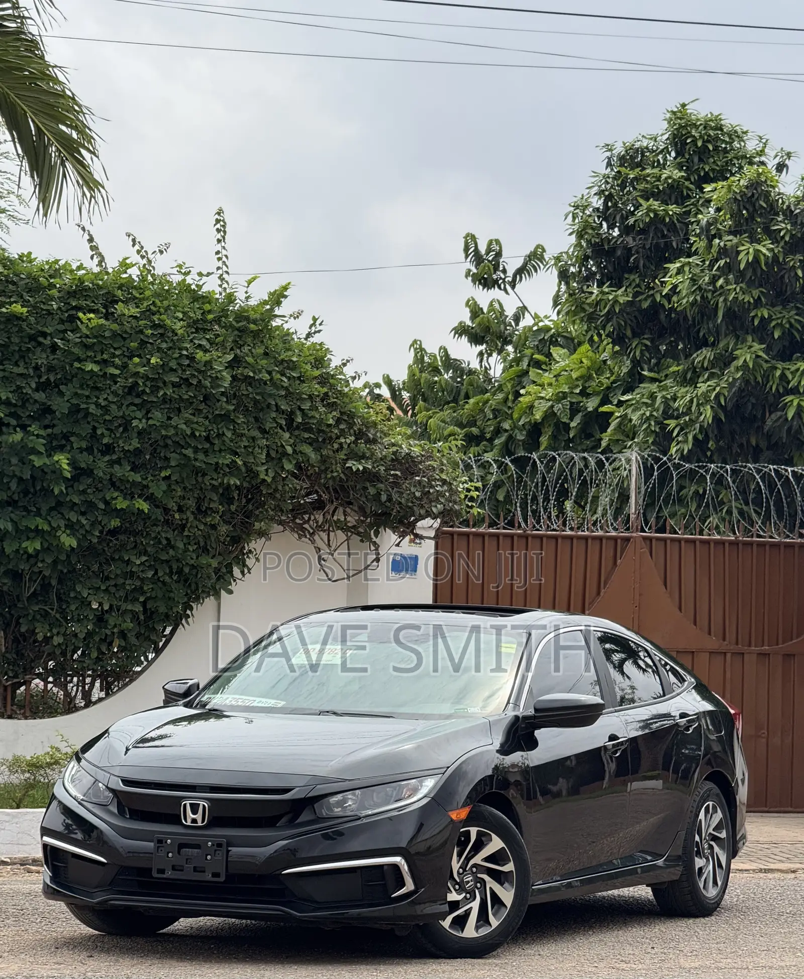 Honda Civic EX Sedan 2019 Black