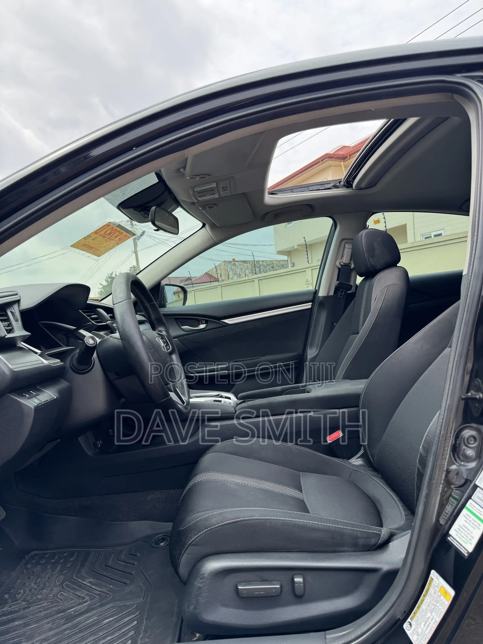 Honda Civic EX Sedan 2019 Black