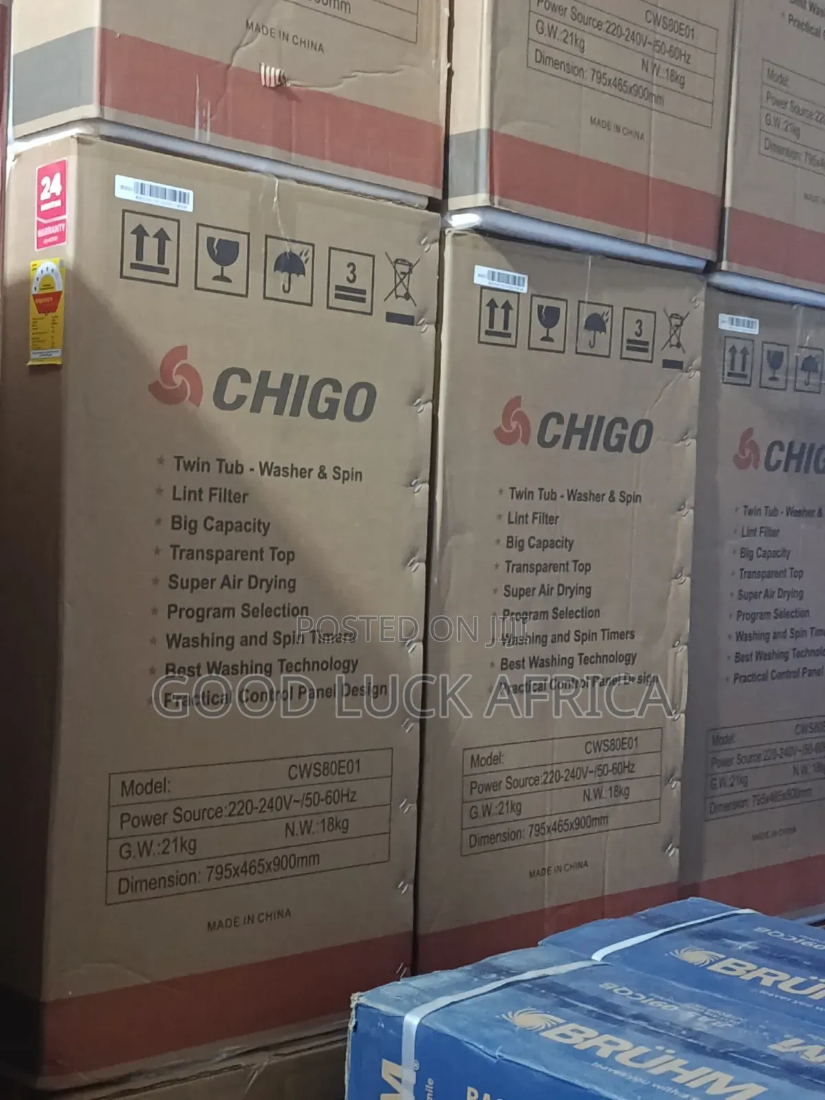 Chigo 8kg Twin Tub Washing Machine