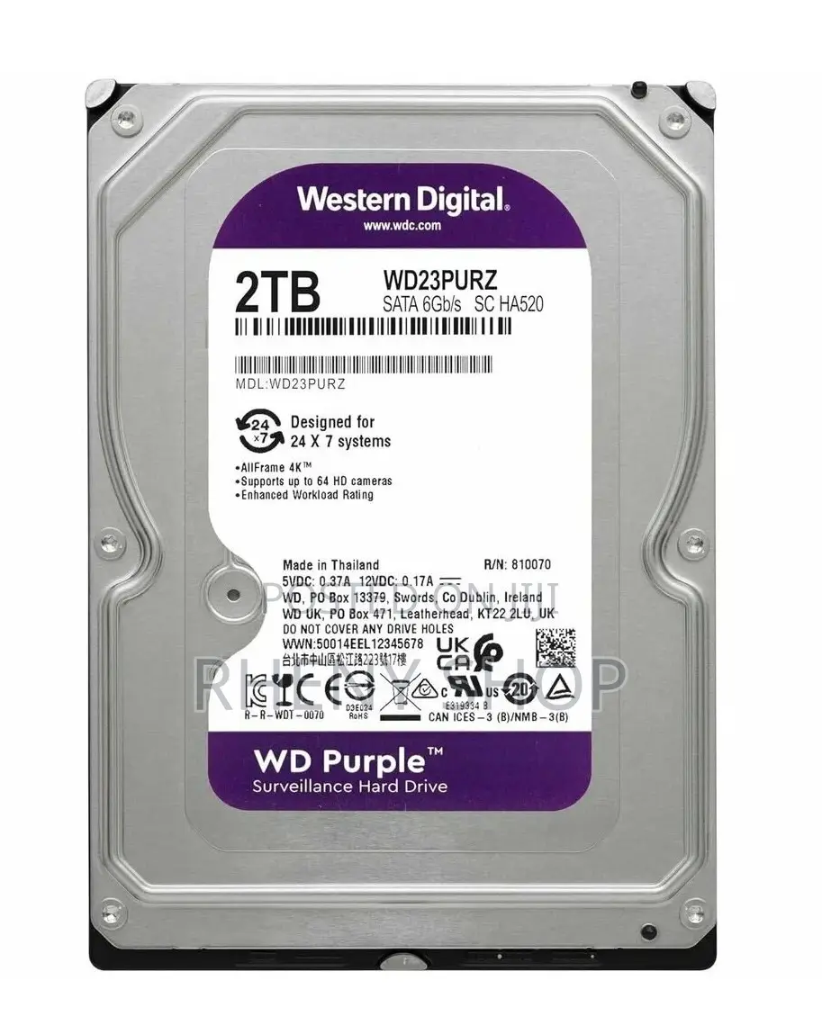 Surveillance Desktop Hard Drive 2TB