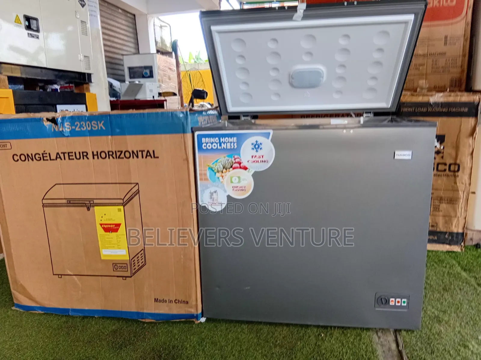 Nasco 195L Chest Freezer – Perfect for Frozen Foods 195L