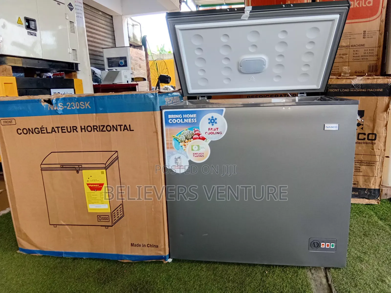 Nasco 195L Chest Freezer – Perfect for Frozen Foods 195L
