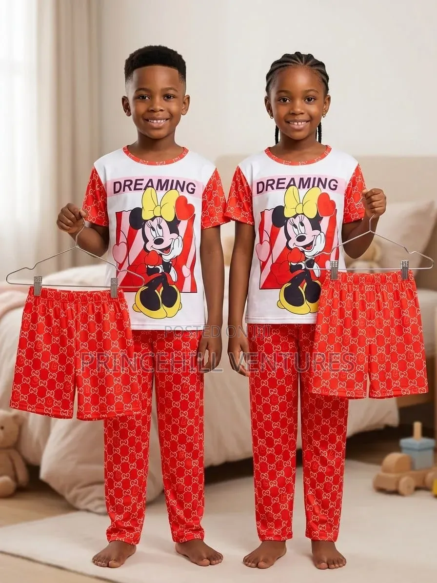 3-PC Set Nightwear/ Pyjamas for Kids