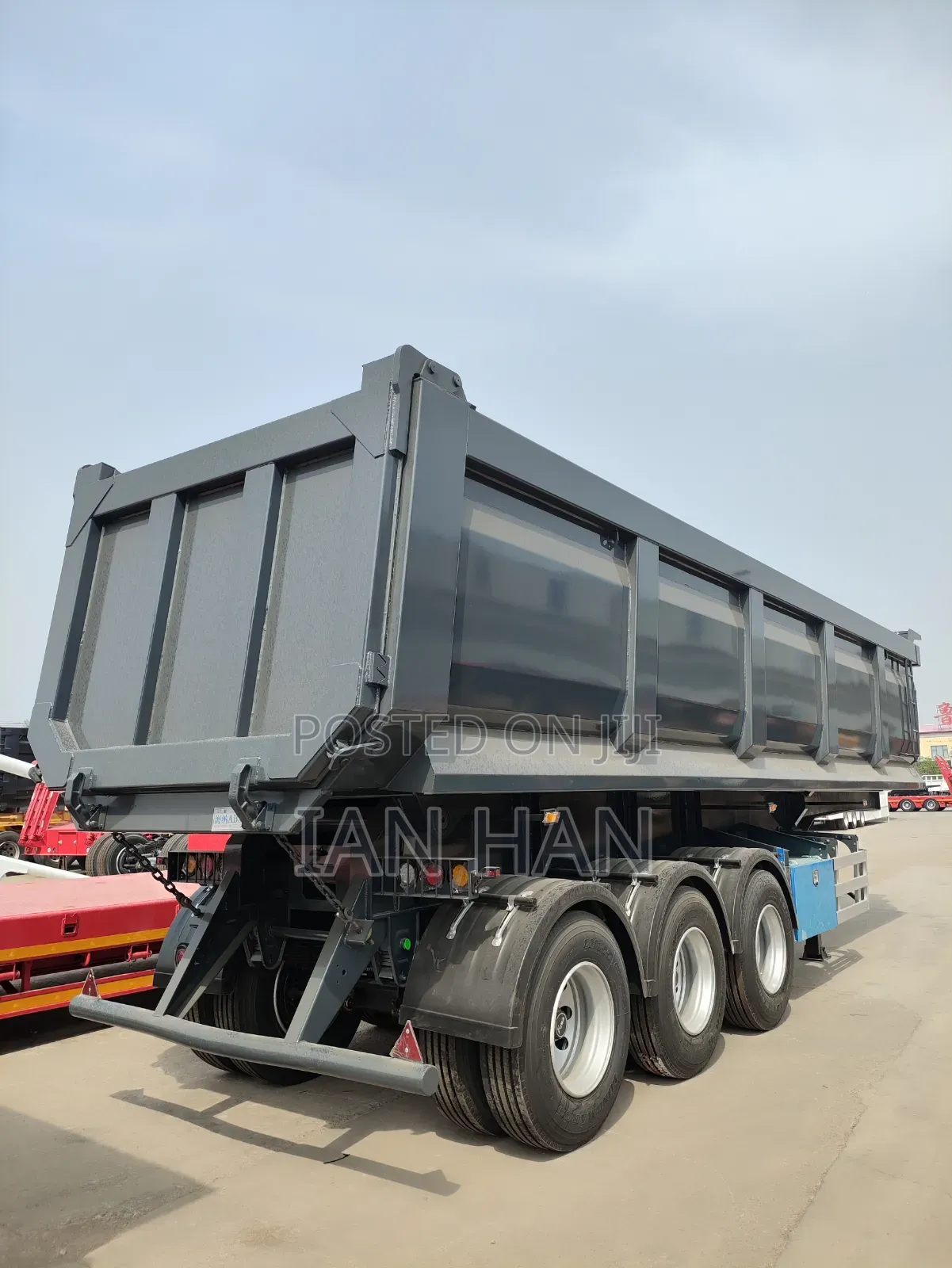 3/4 Axles Dump Trailer Two Months by Sea