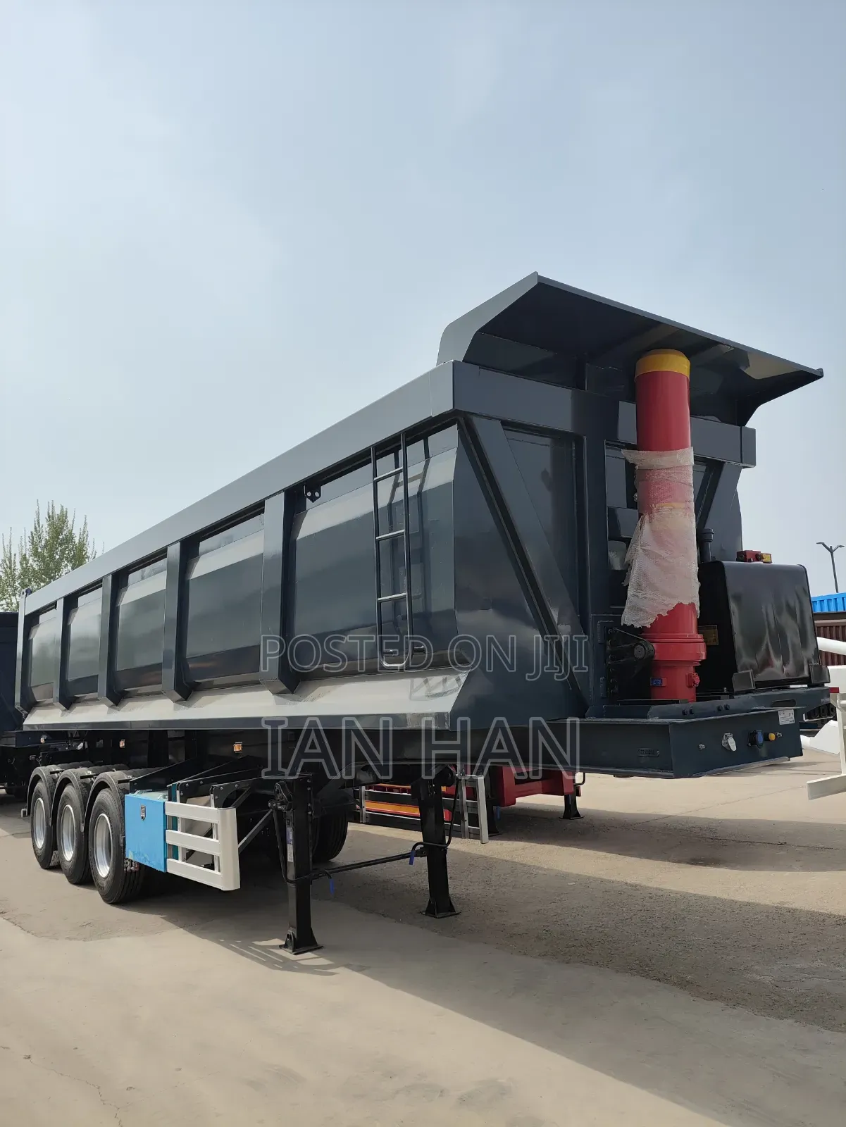 3/4 Axles Dump Trailer Two Months by Sea
