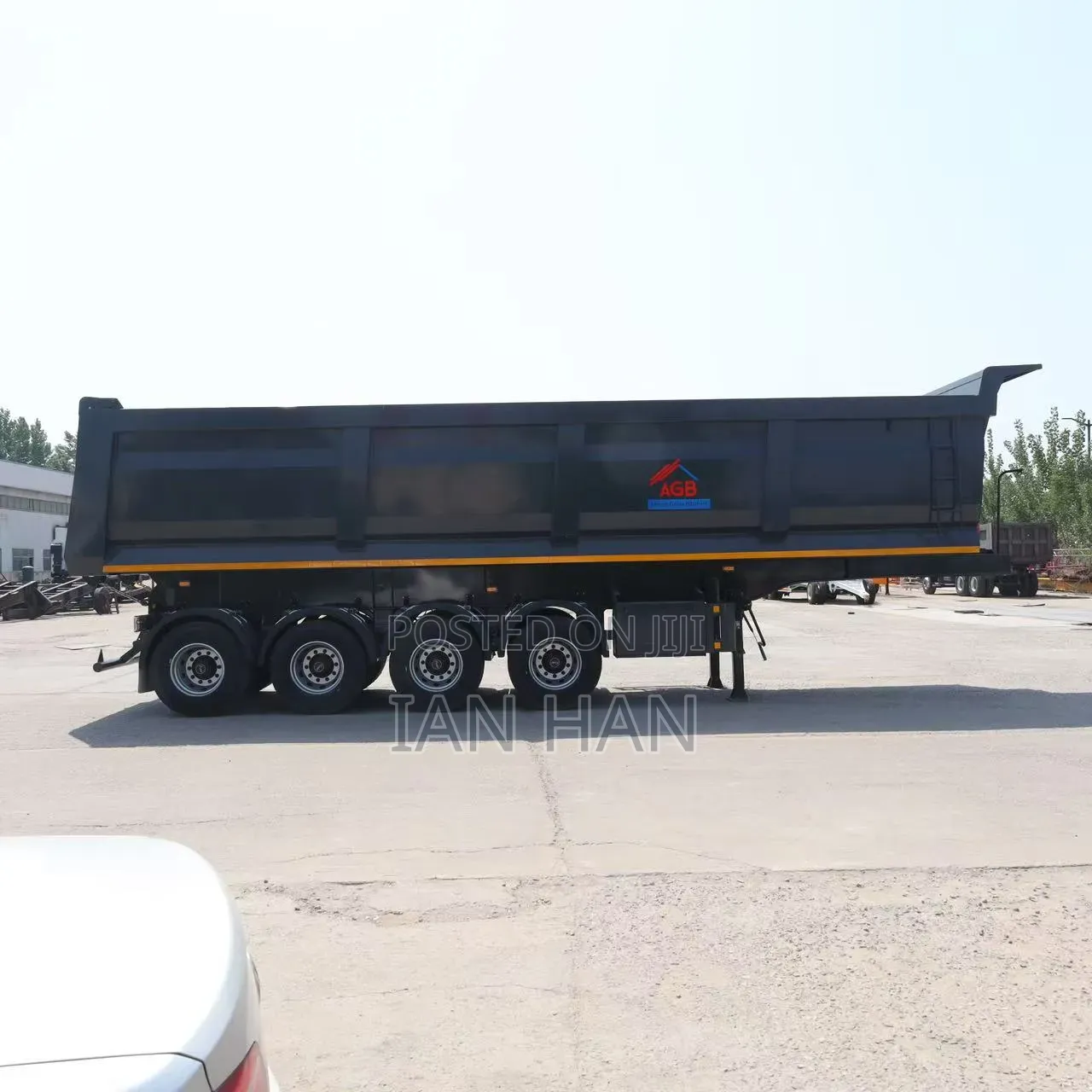 3/4 Axles Dump Trailer Two Months by Sea