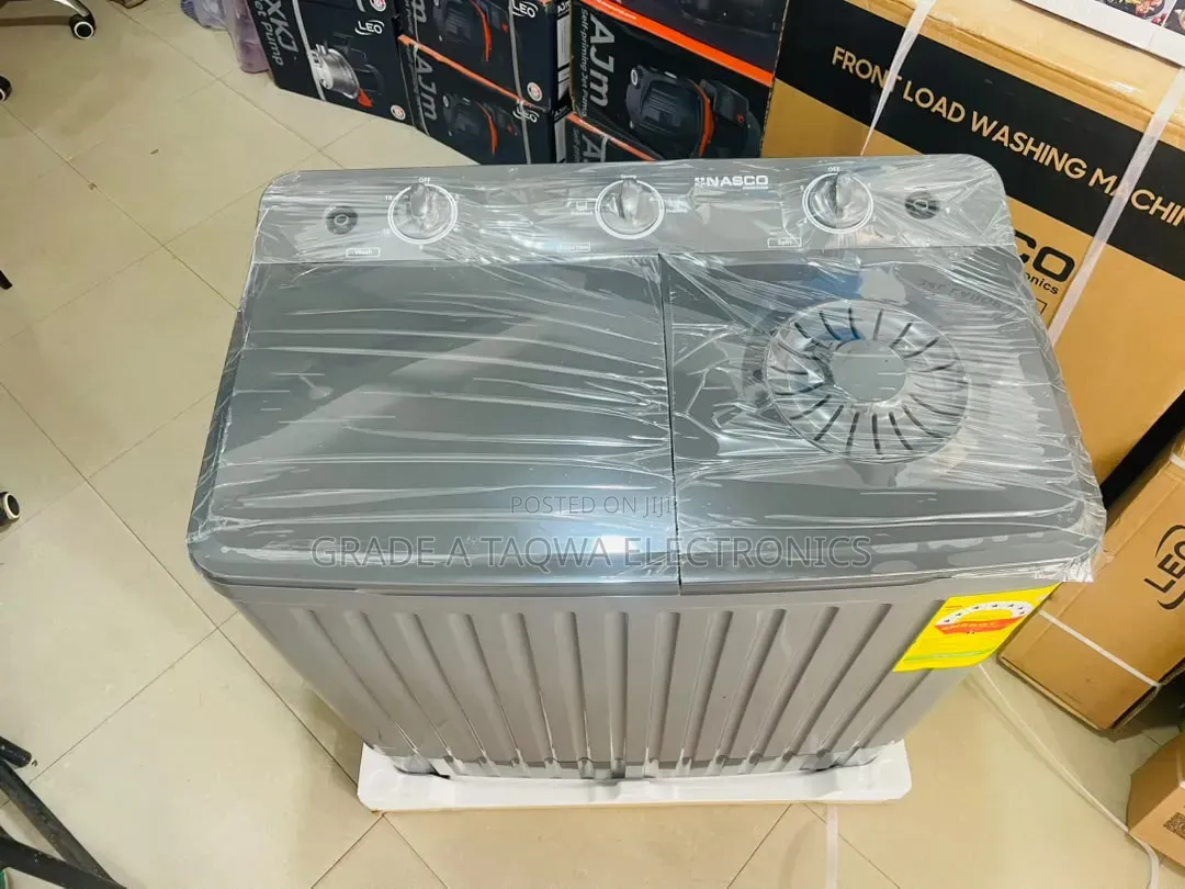 Rust Resistant Plastic Body Nasco Twin-Tub 11kg Washing Machine