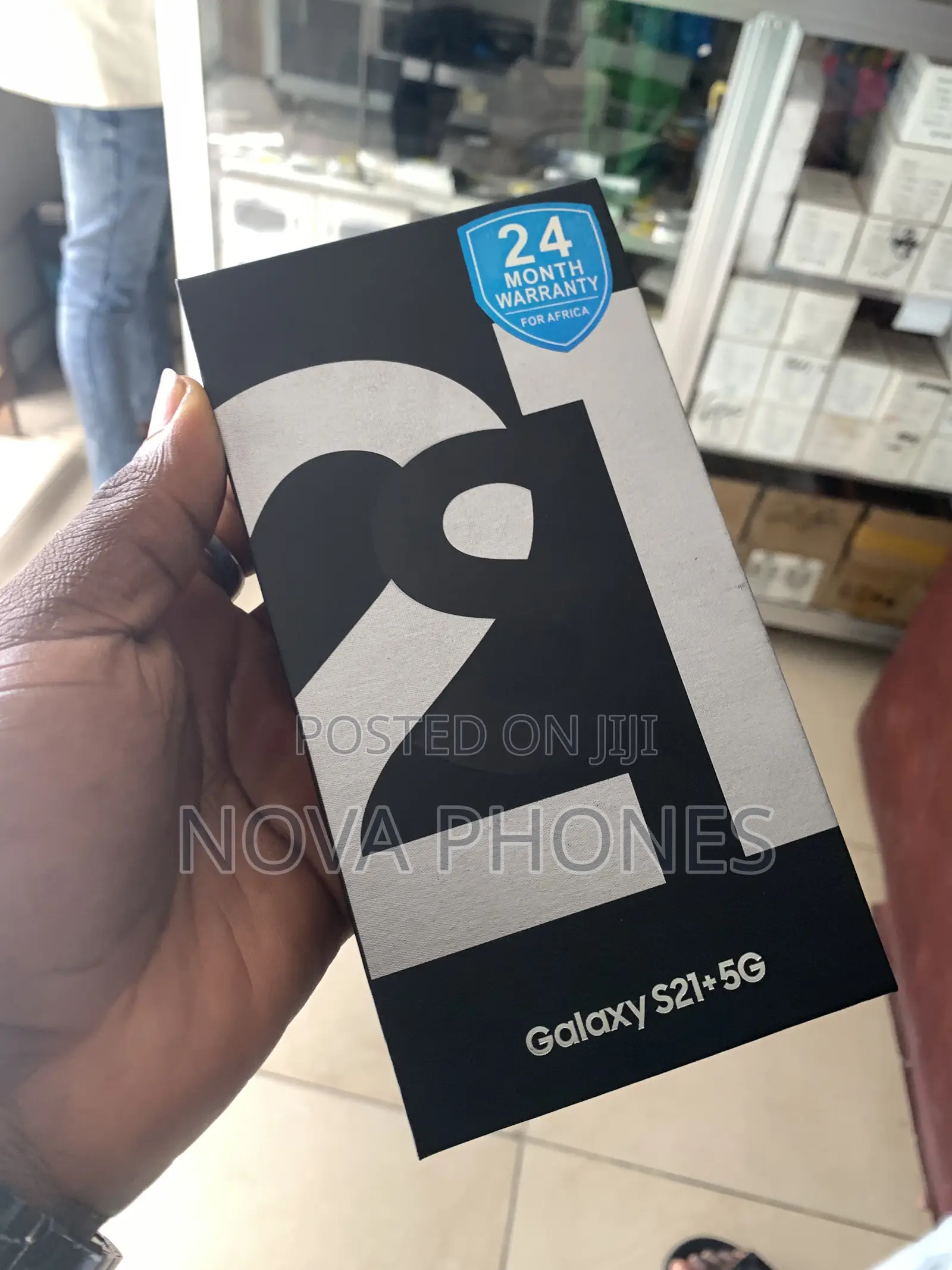 New Samsung Galaxy S21+ 5G 128 GB Black