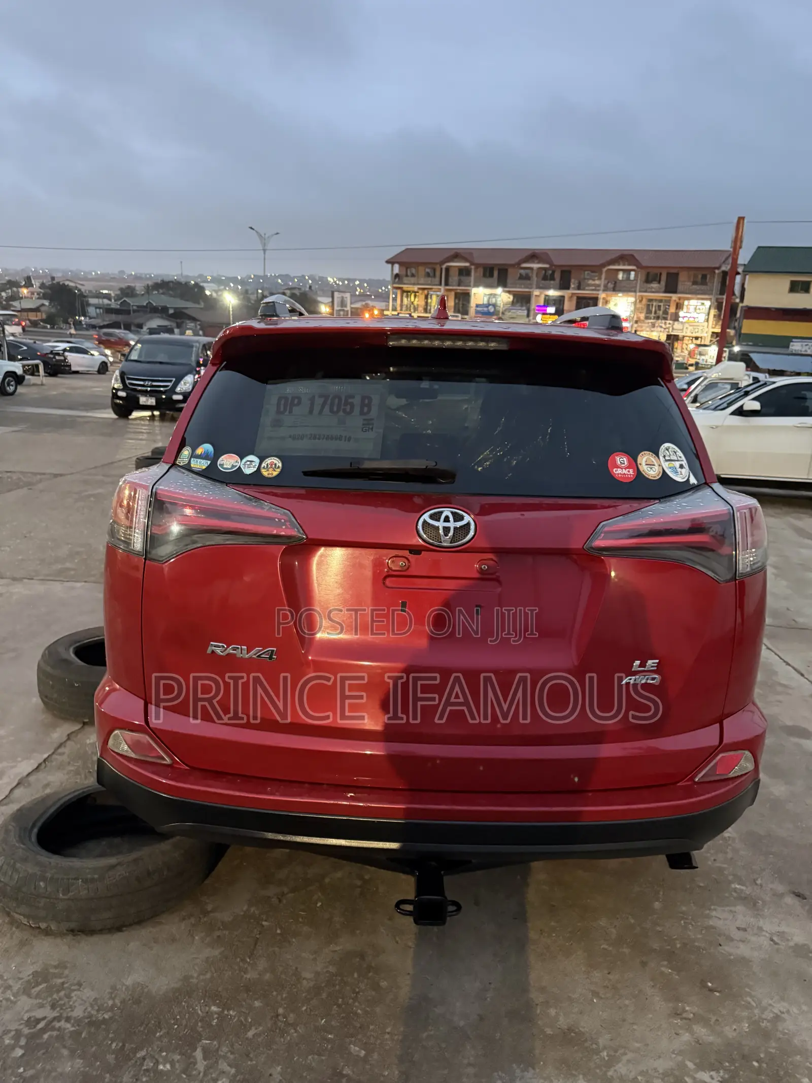 Toyota RAV4 LE AWD (2.5L 4cyl 6A) 2017 Red