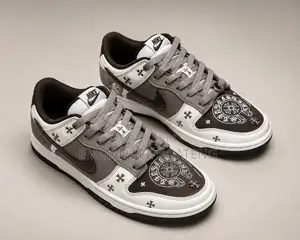 Nike Brown and White