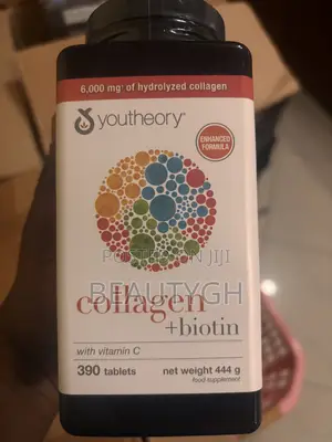 Youtheory Collagen + Biotin- 390 Capsules