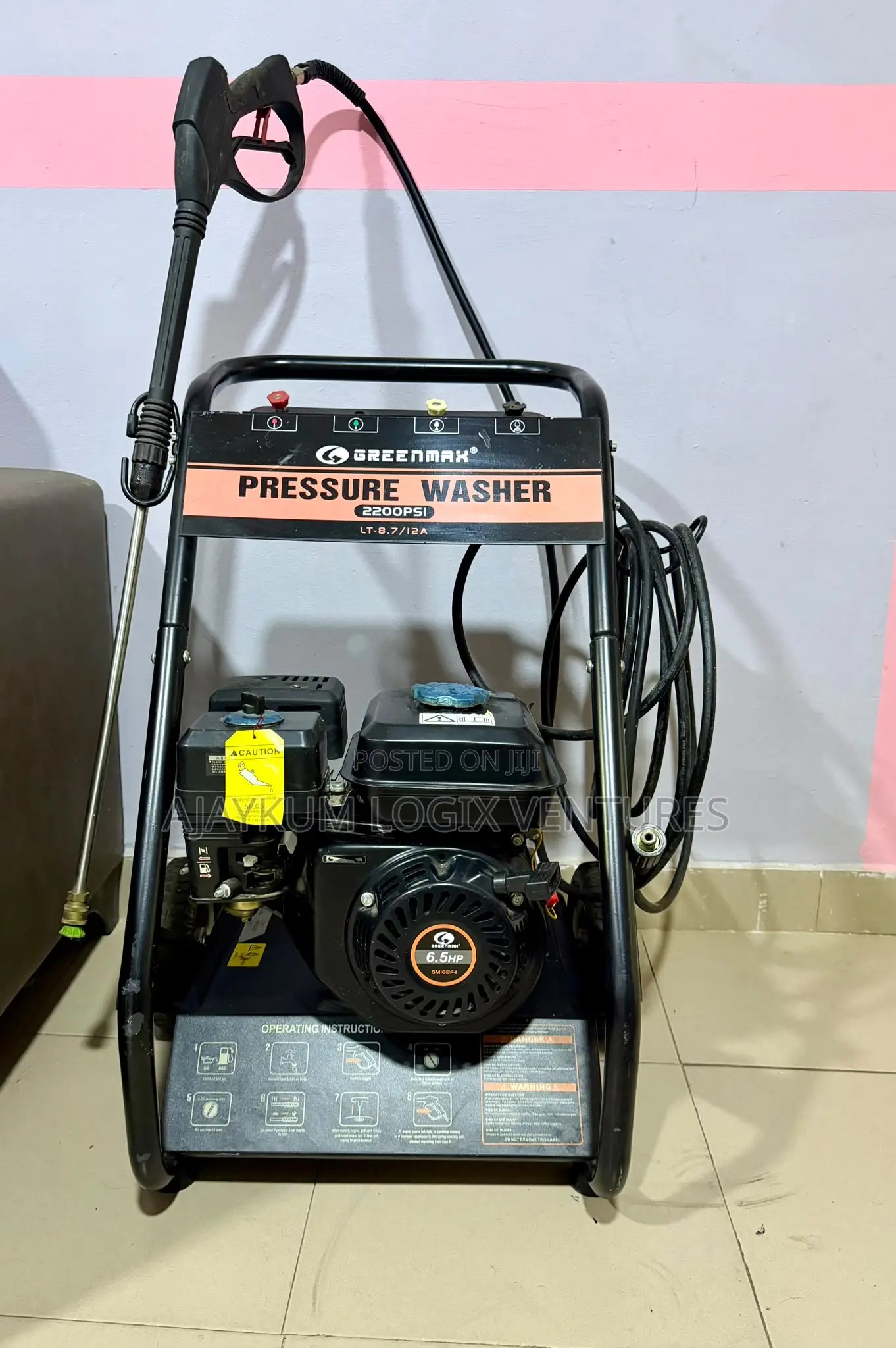 Gasoline Pressure Washer 2,200PSI