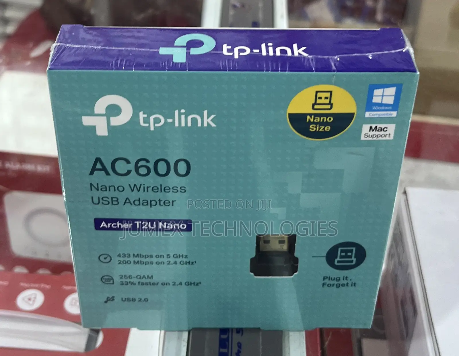 TP-Link Ac600 Dual Band Nano Wireless USB Adapter Archer T2u Nano