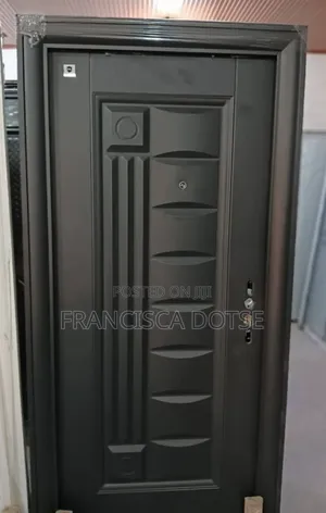 All Black Single Door