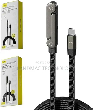 Type C 240W Cable, Foldable Mobile Phone Holder Data Cable