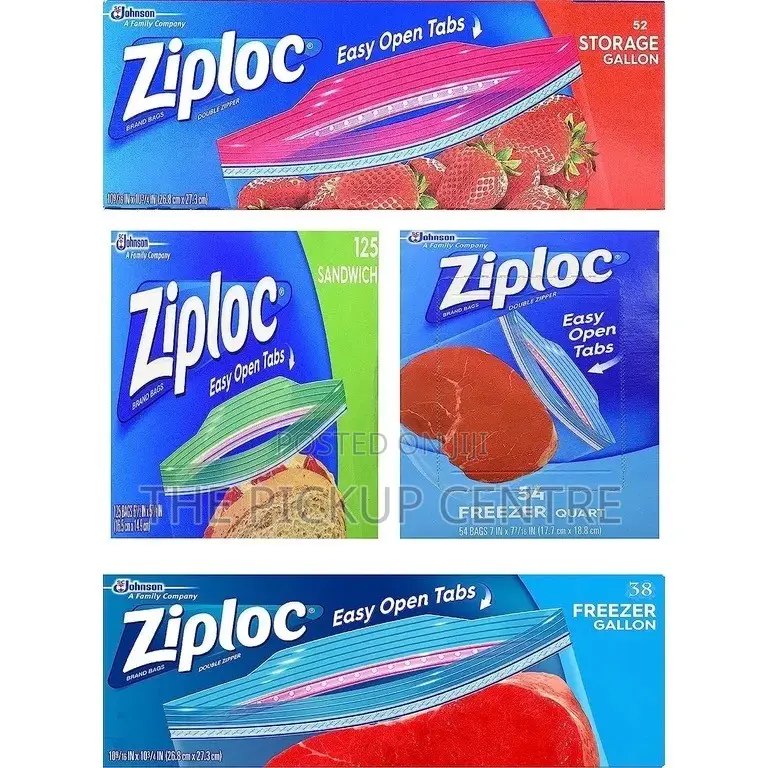 Ziploc Variety Pack 347 Count Storage Bags With Easy Open Tabs