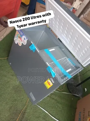 High Quality NASCO 200L Deep Freezer – Large Capacity Chest Freezer