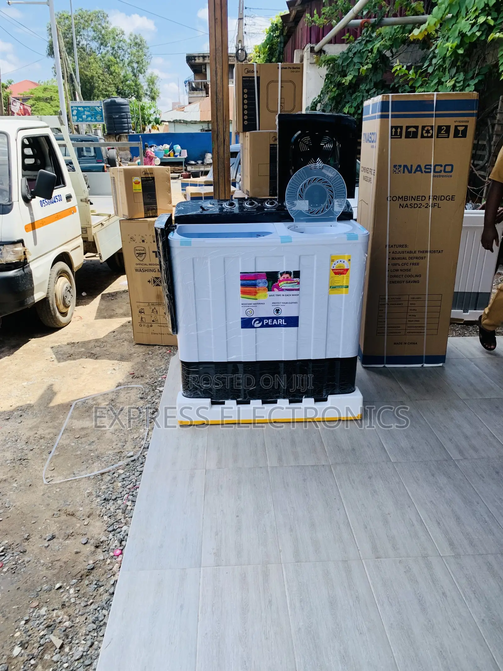 Limited Stock Pearl 12KG Twin Tub Washing Machine Semi Auto PWM-12TT