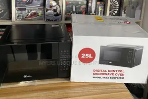 25L Digital Control Microwave Oven - Black