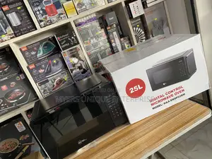 25L Digital Control Microwave Oven - Black