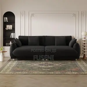 Modern 2-Seater Sofa Set With Free Pillows Home Decor by George Oliver