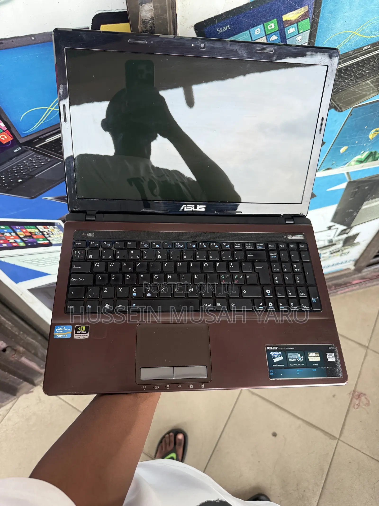Laptop Asus K53SV 8GB Intel Core i7 HDD 500GB