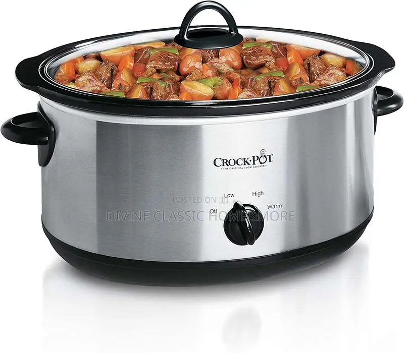 Crockpot 5.6lit Oval Slow Cooker Manual Control