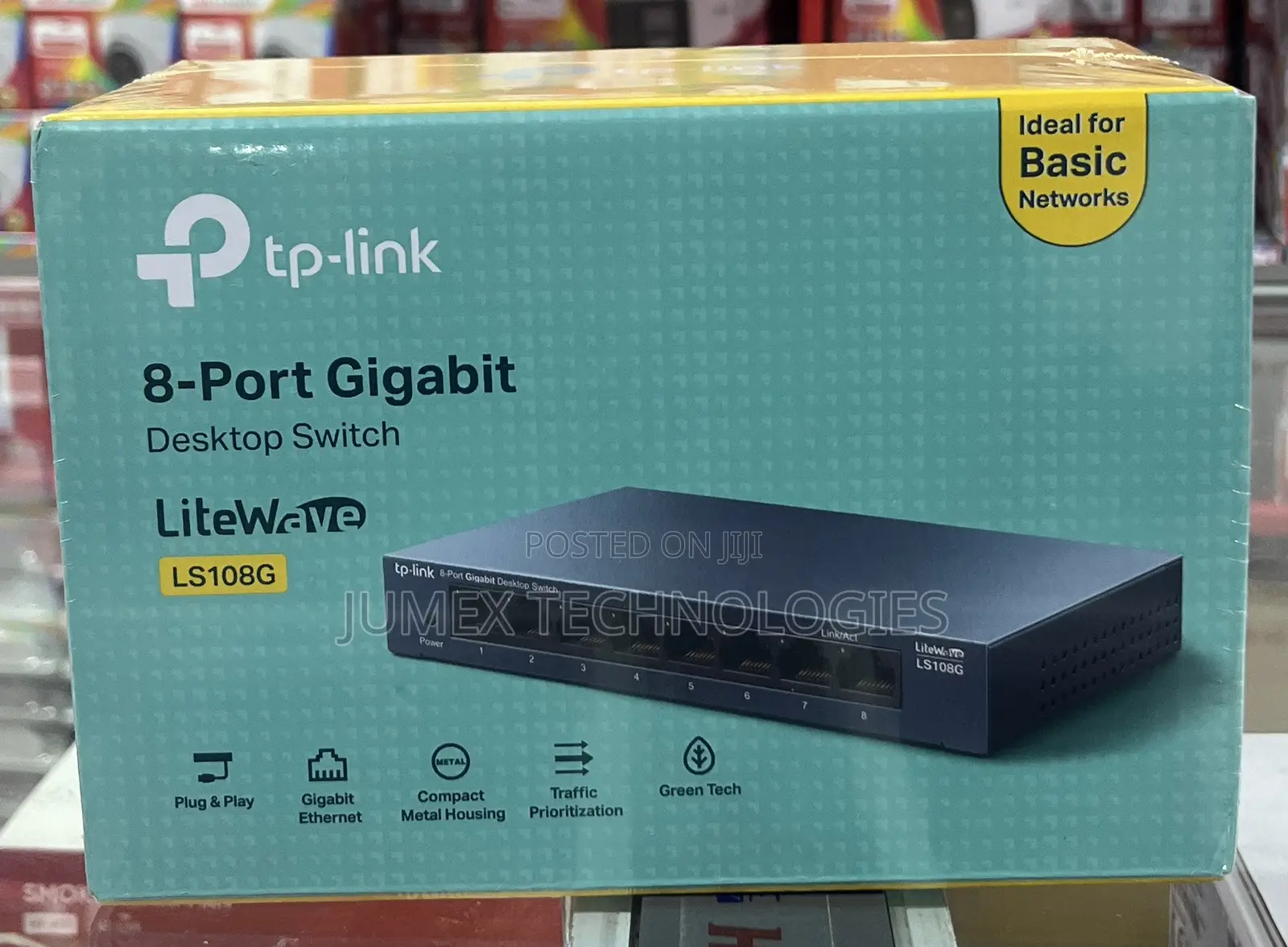 TP-Link 8-Port Gigabit Desktop Switch LiteWave LS108G