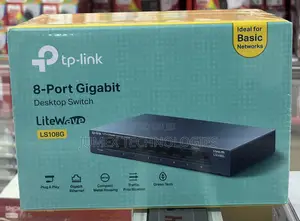 TP-Link 8-Port Gigabit Desktop Switch LiteWave LS108G