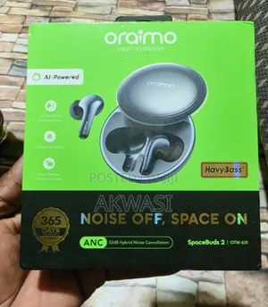 Oraimo SpaceBuds 2 Al Smart 45hrs Playtime True Wireless Earbuds