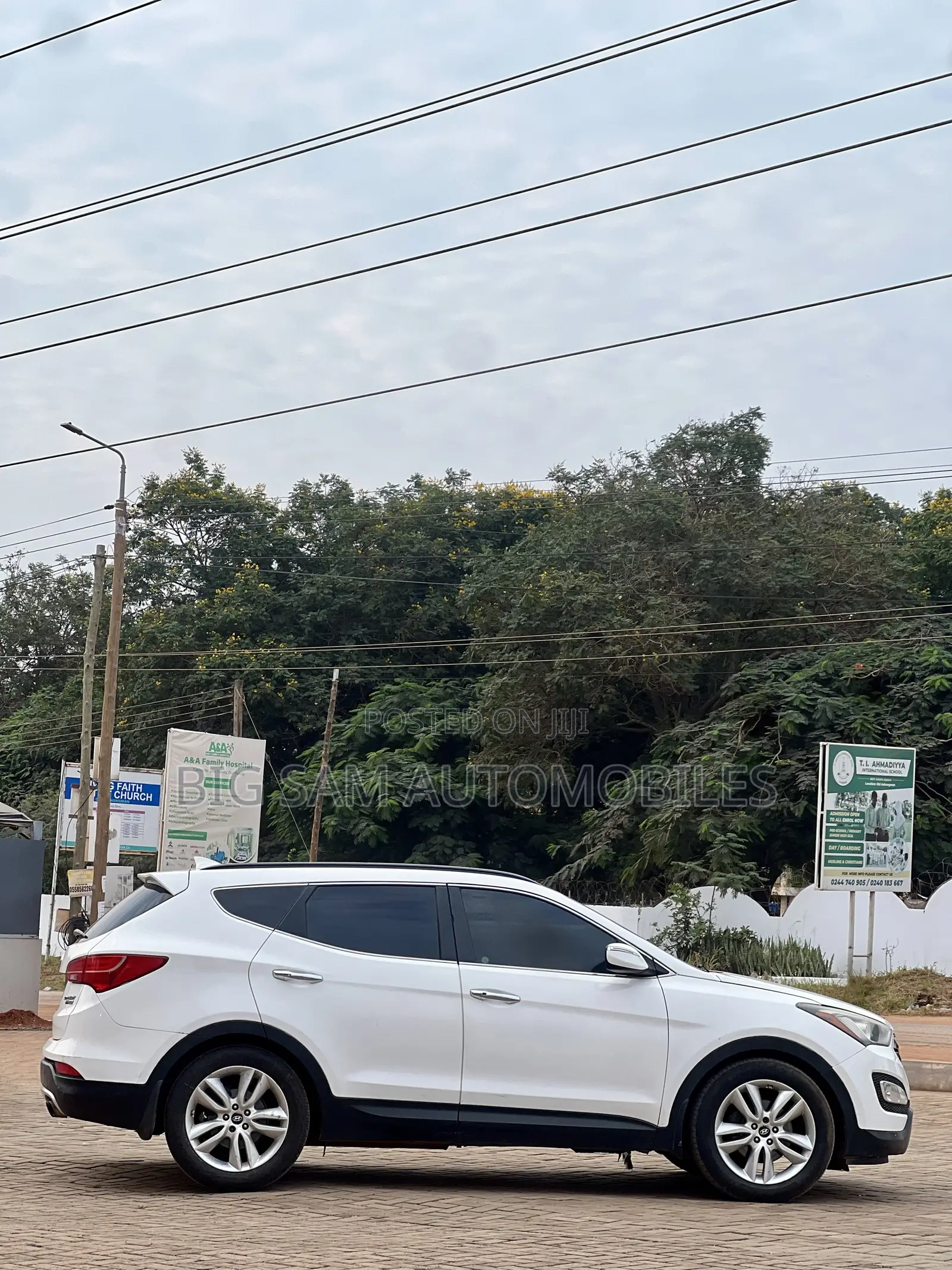 Hyundai Santa Fe 2015 White