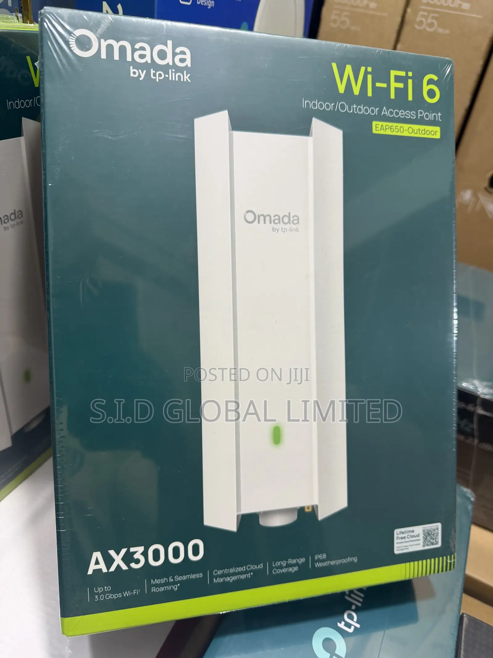 TP-Link Omada WiFi6 AX3000 Gigabit Outdoor AP (EAP650-Outdoor/Indoor)