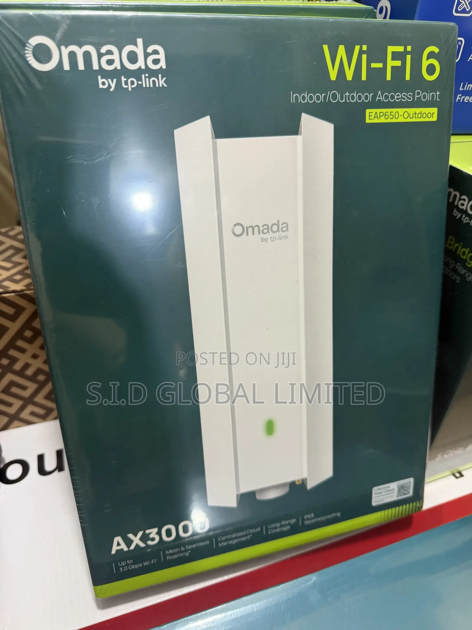 TP-Link Omada WiFi6 AX3000 Gigabit Outdoor AP (EAP650-Outdoor/Indoor)