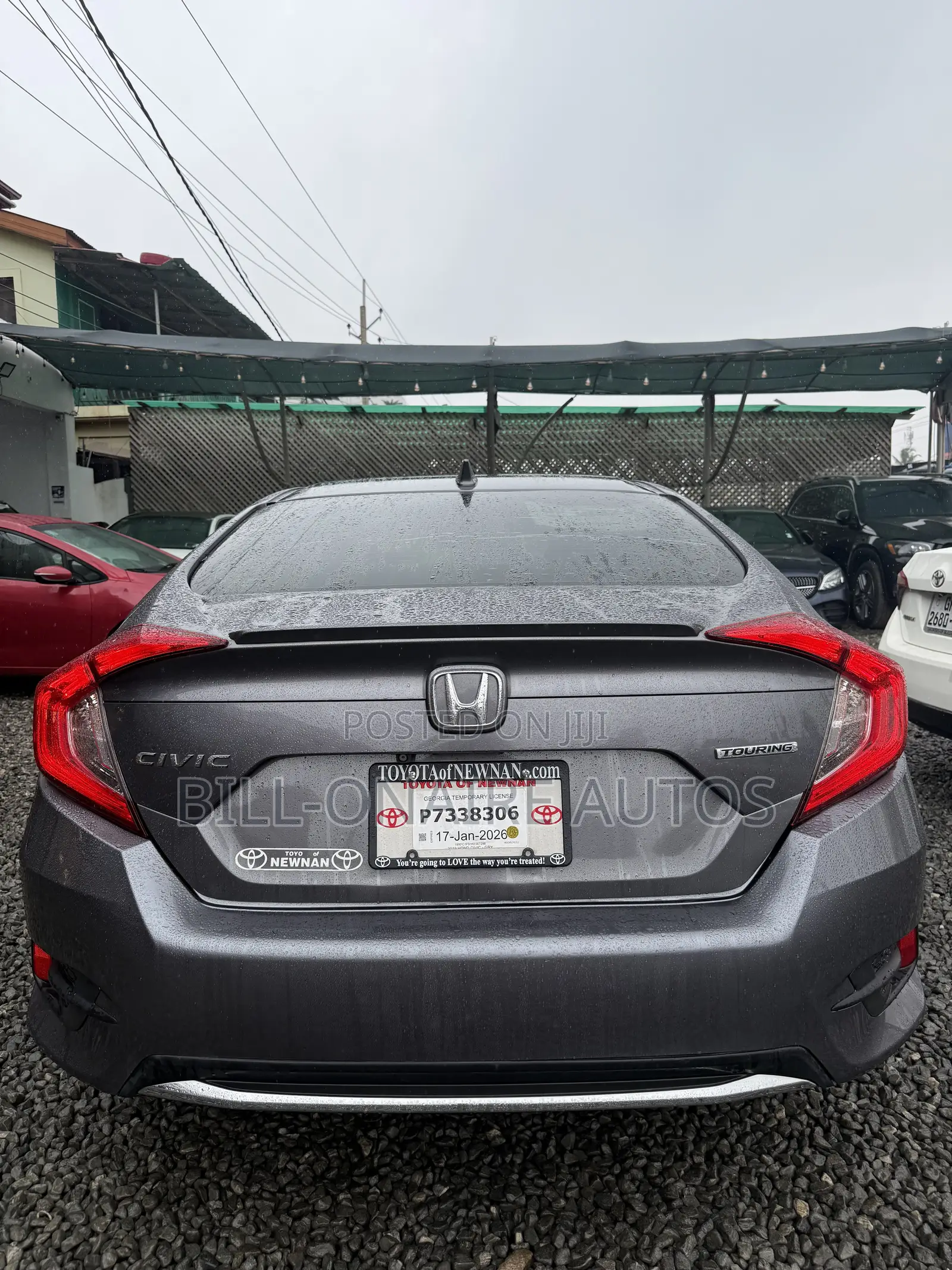 Honda Civic Touring Sedan 2019 Gray