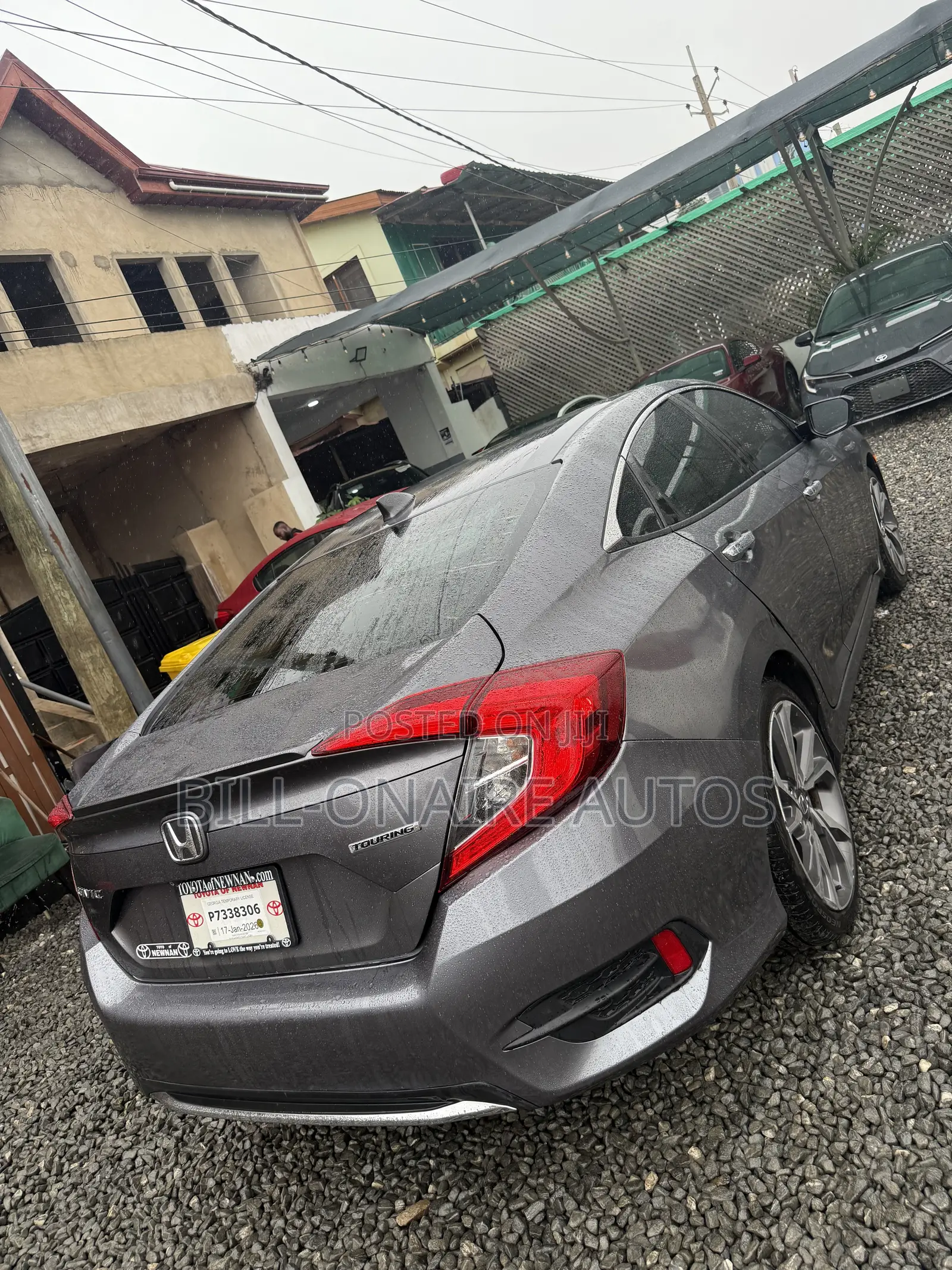 Honda Civic Touring Sedan 2019 Gray