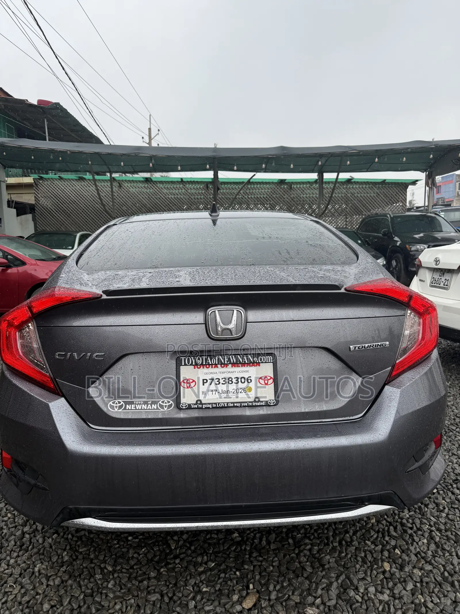 Honda Civic Touring Sedan 2019 Gray